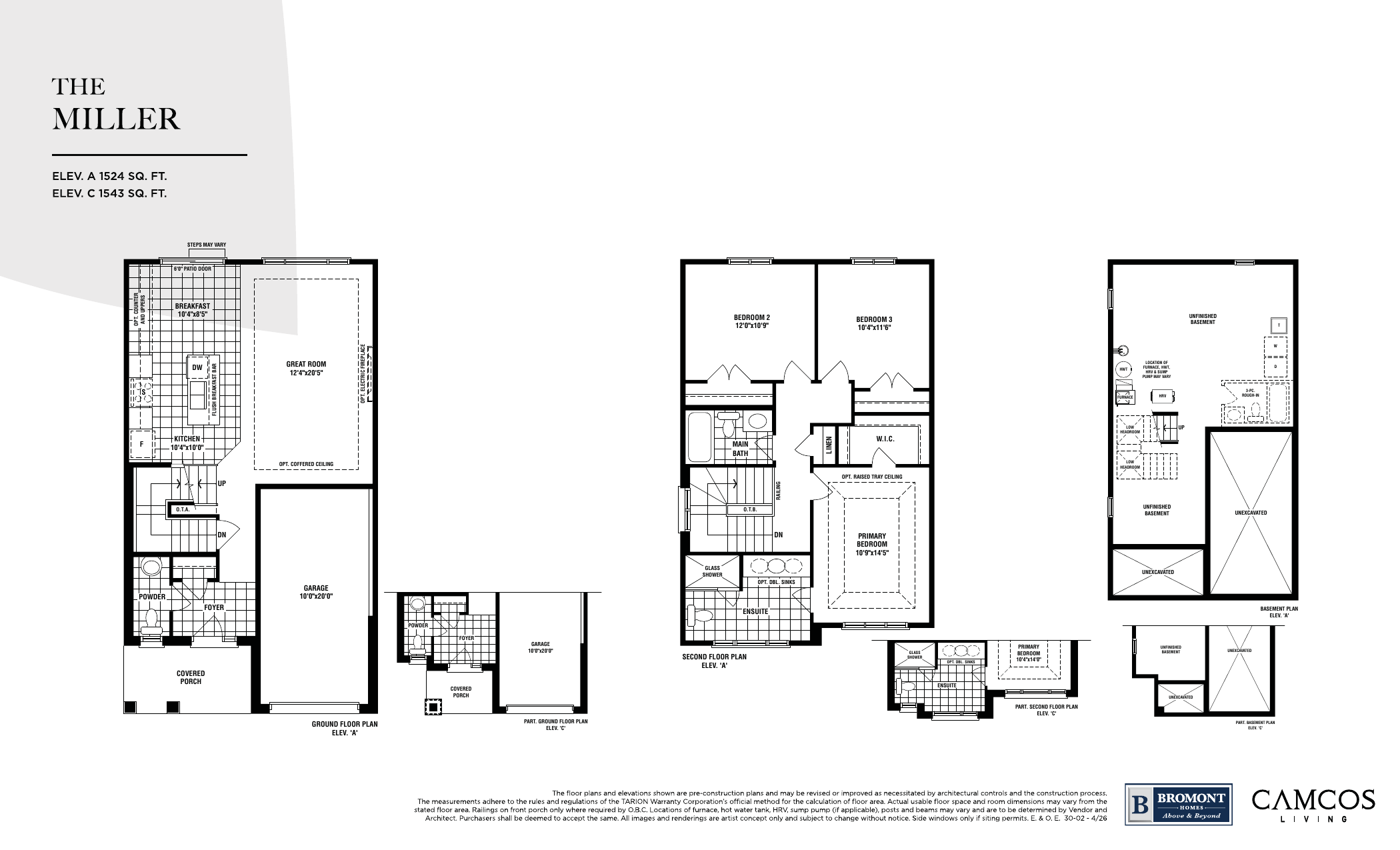 The Miller floor plan