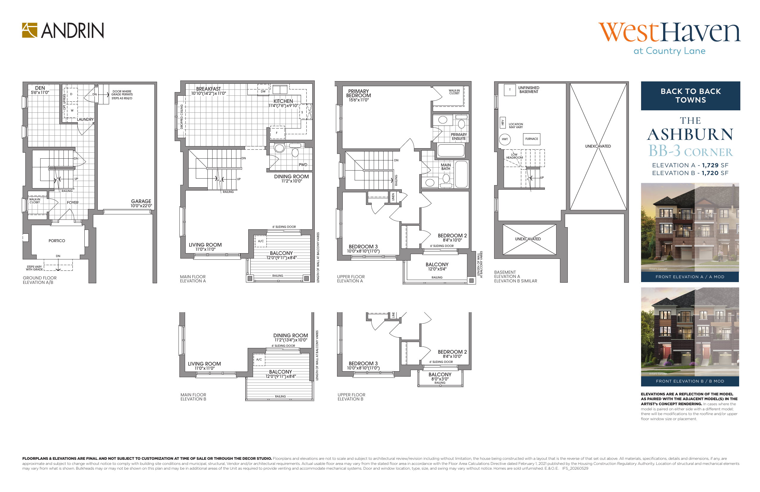 The Ashburn Corner floor plan