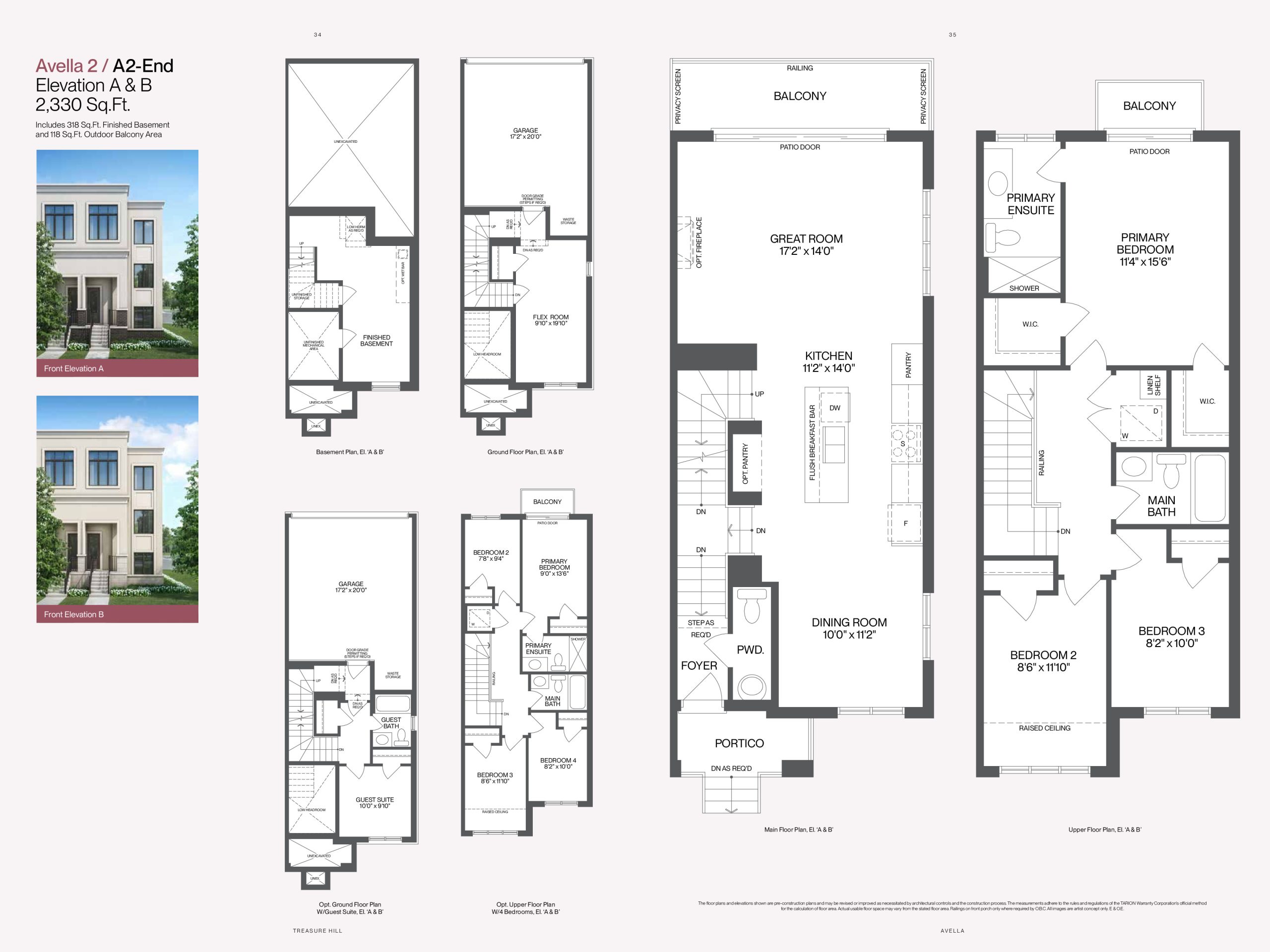 Avella 2 / A2-End floor plan