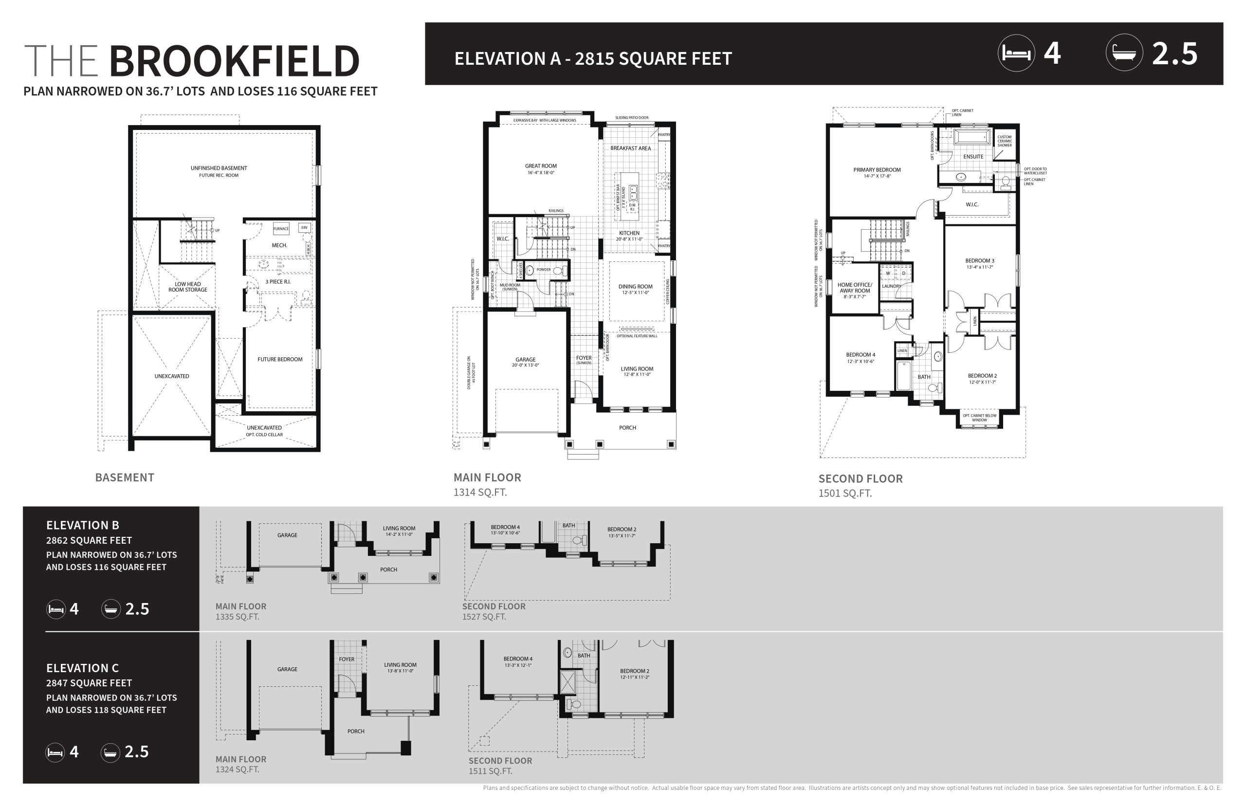 The Brookfield floor plan