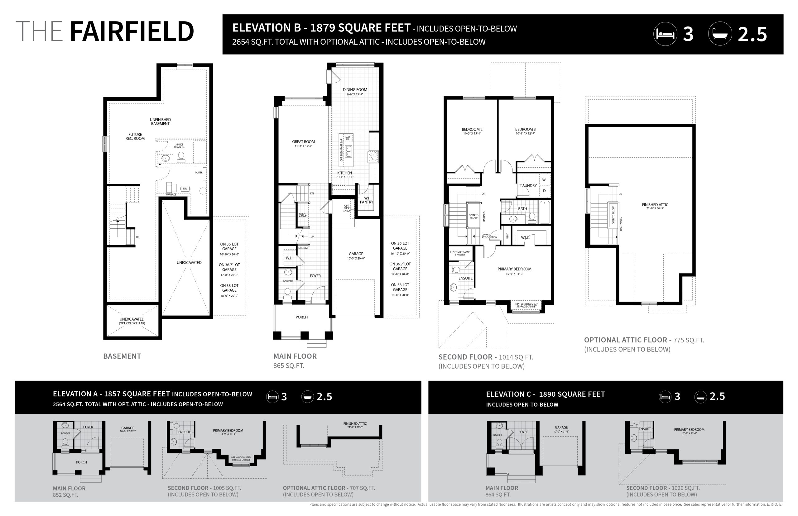 The Fairfield floor plan