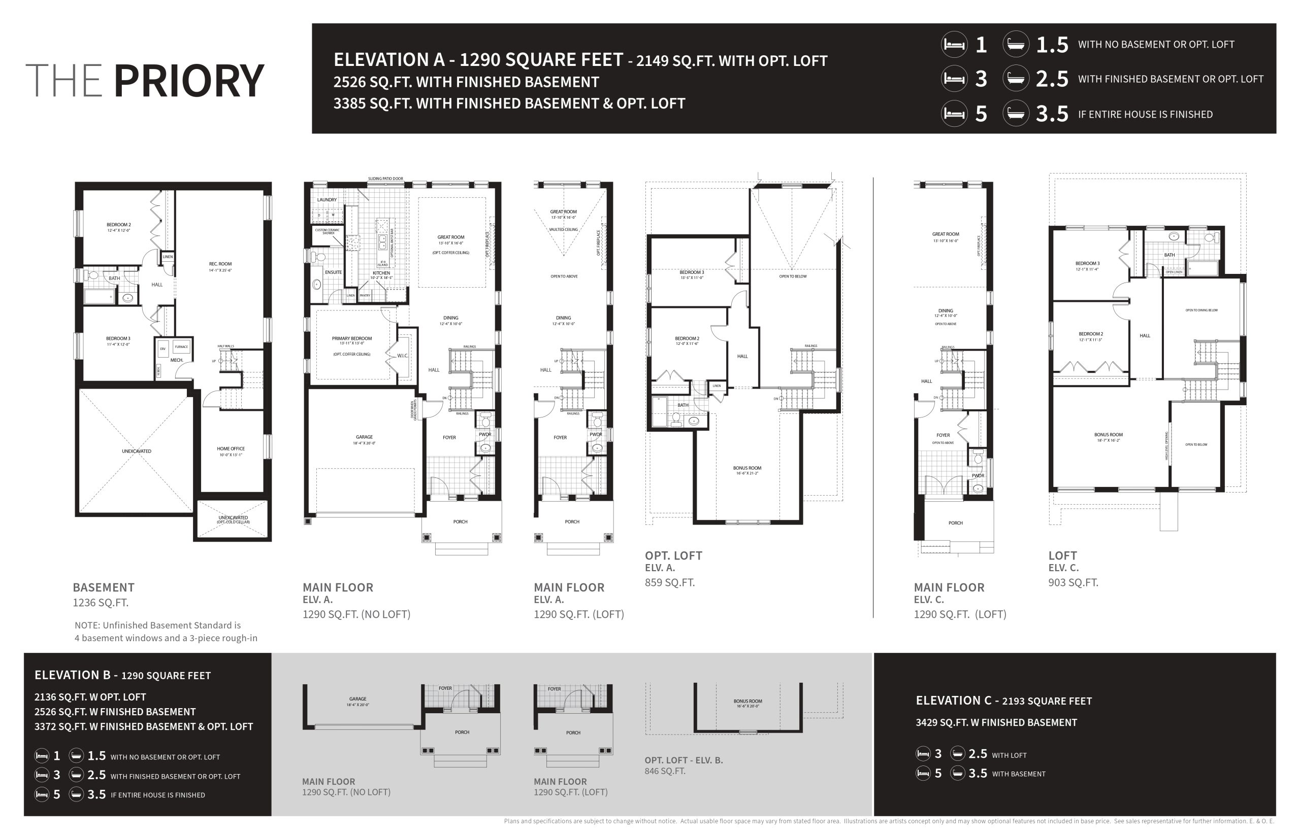 The Priory floor plan
