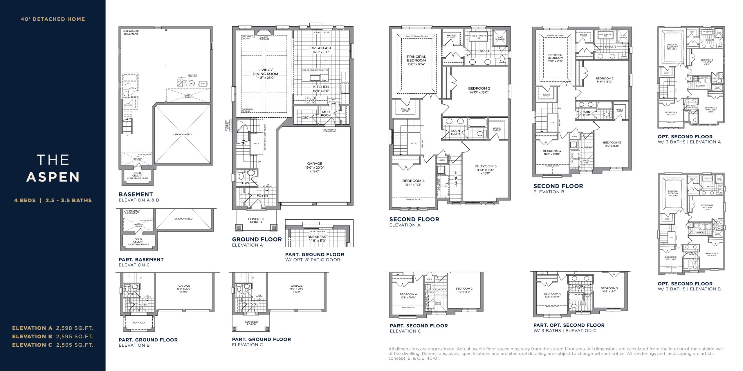 The Aspen floor plan