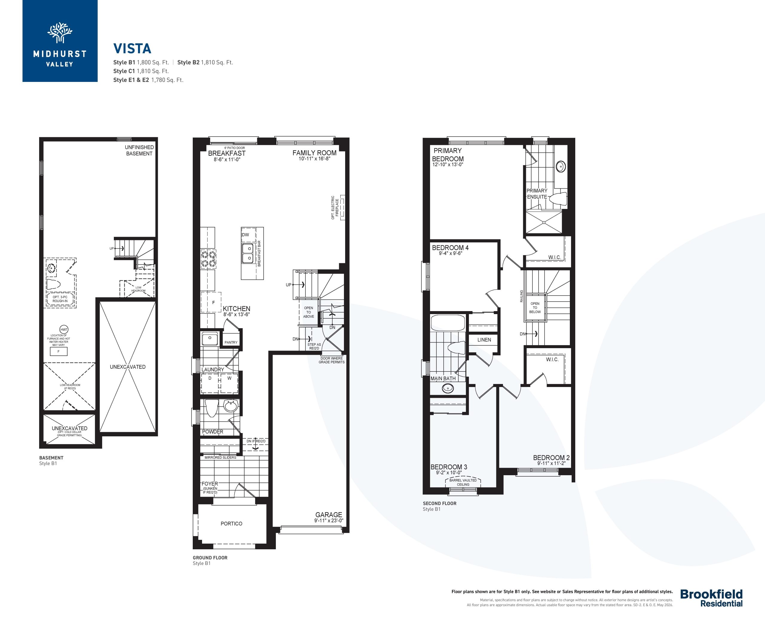 Vista floor plan