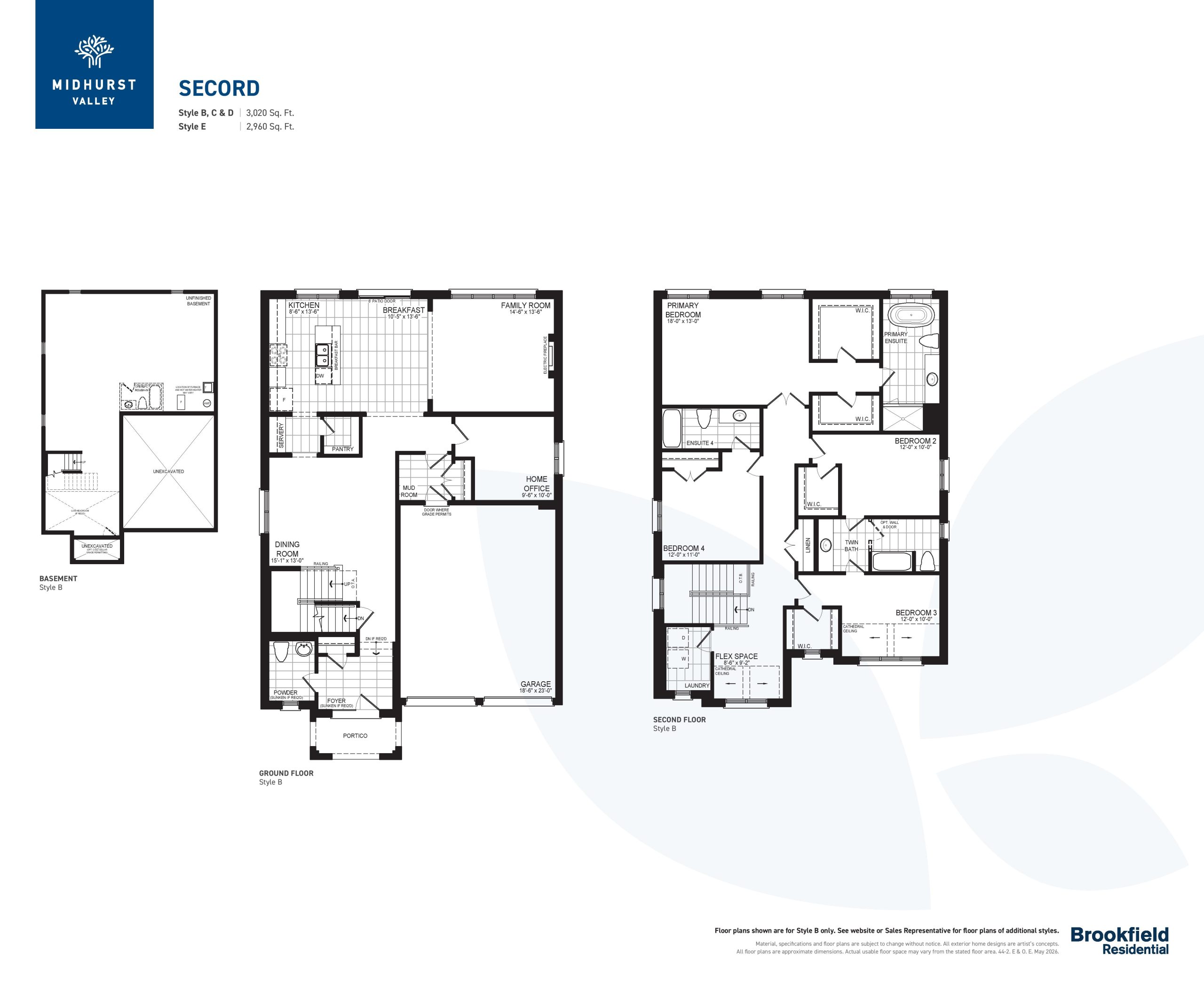 Secord floor plan