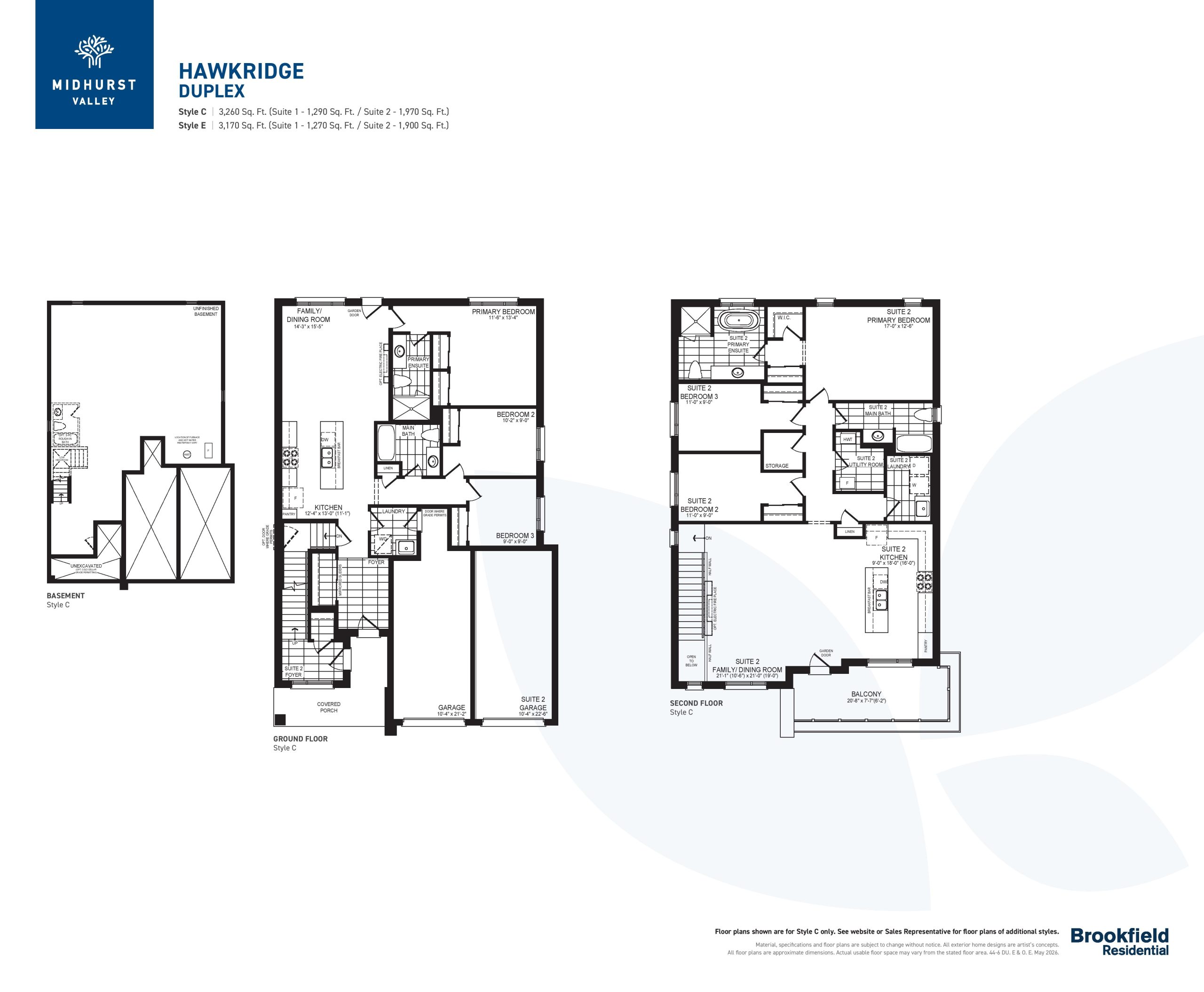 Hawkdridge Duplex floor plan