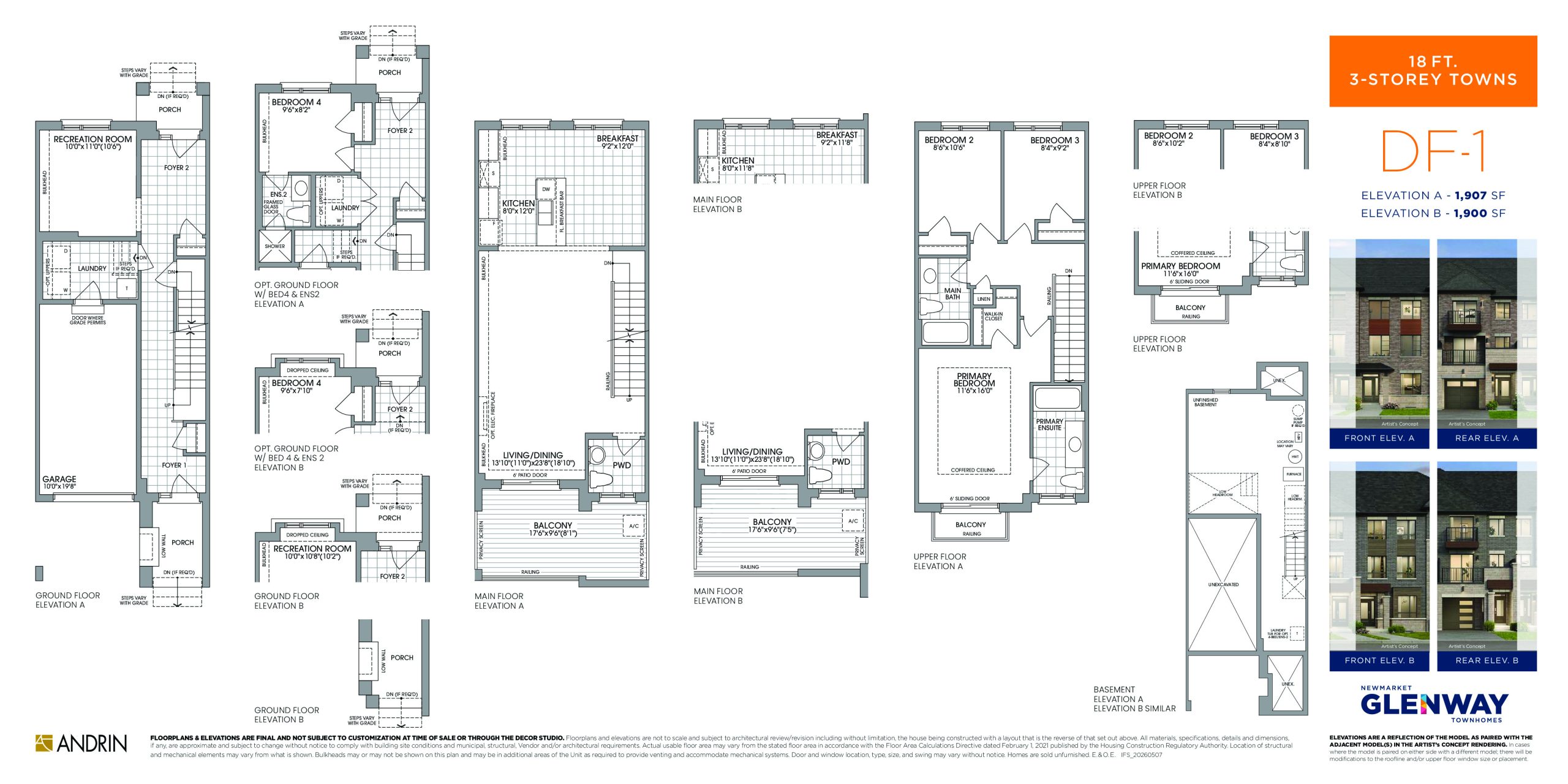 DF-1 floor plan