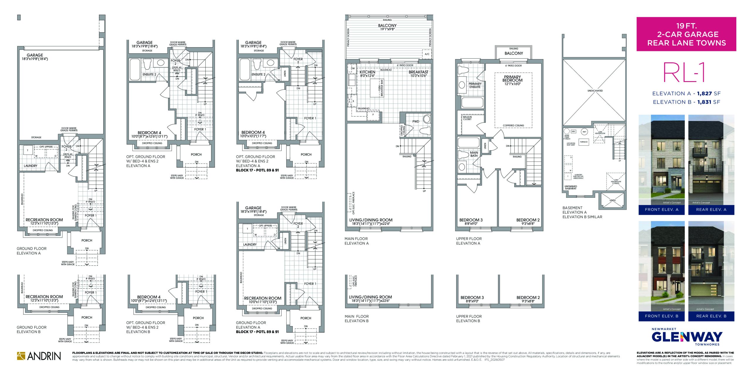 RL-1 floor plan