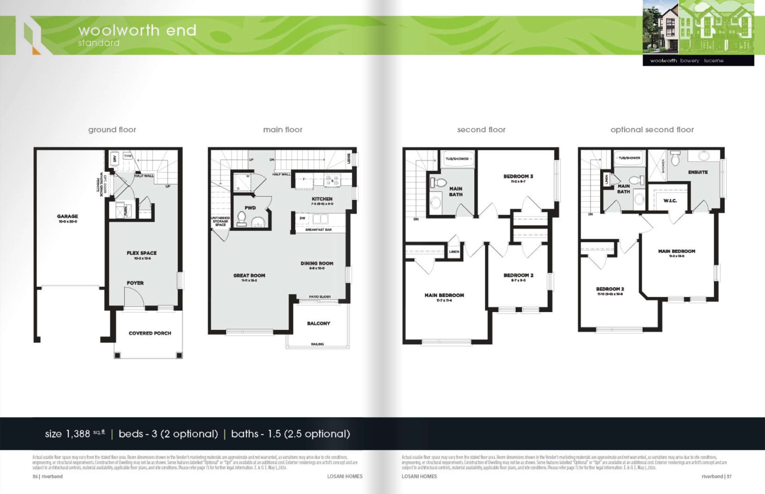Woolworth End floor plan