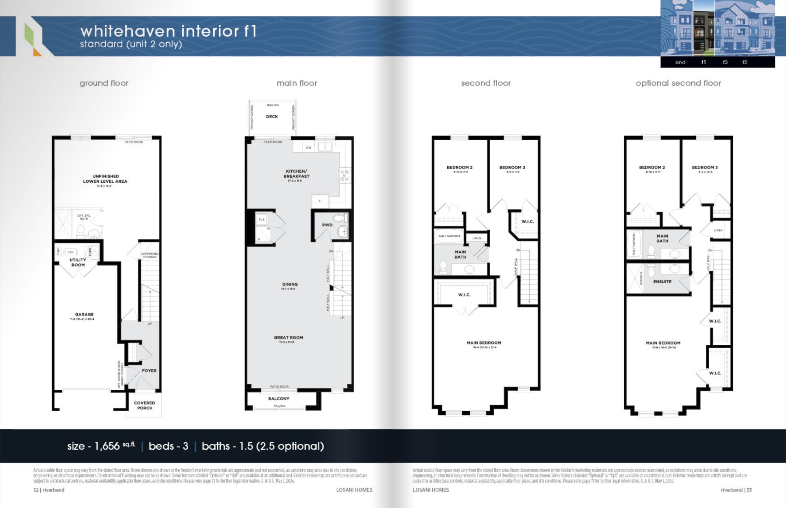 Whitehaven Interior f1 (Unit 2) floor plan