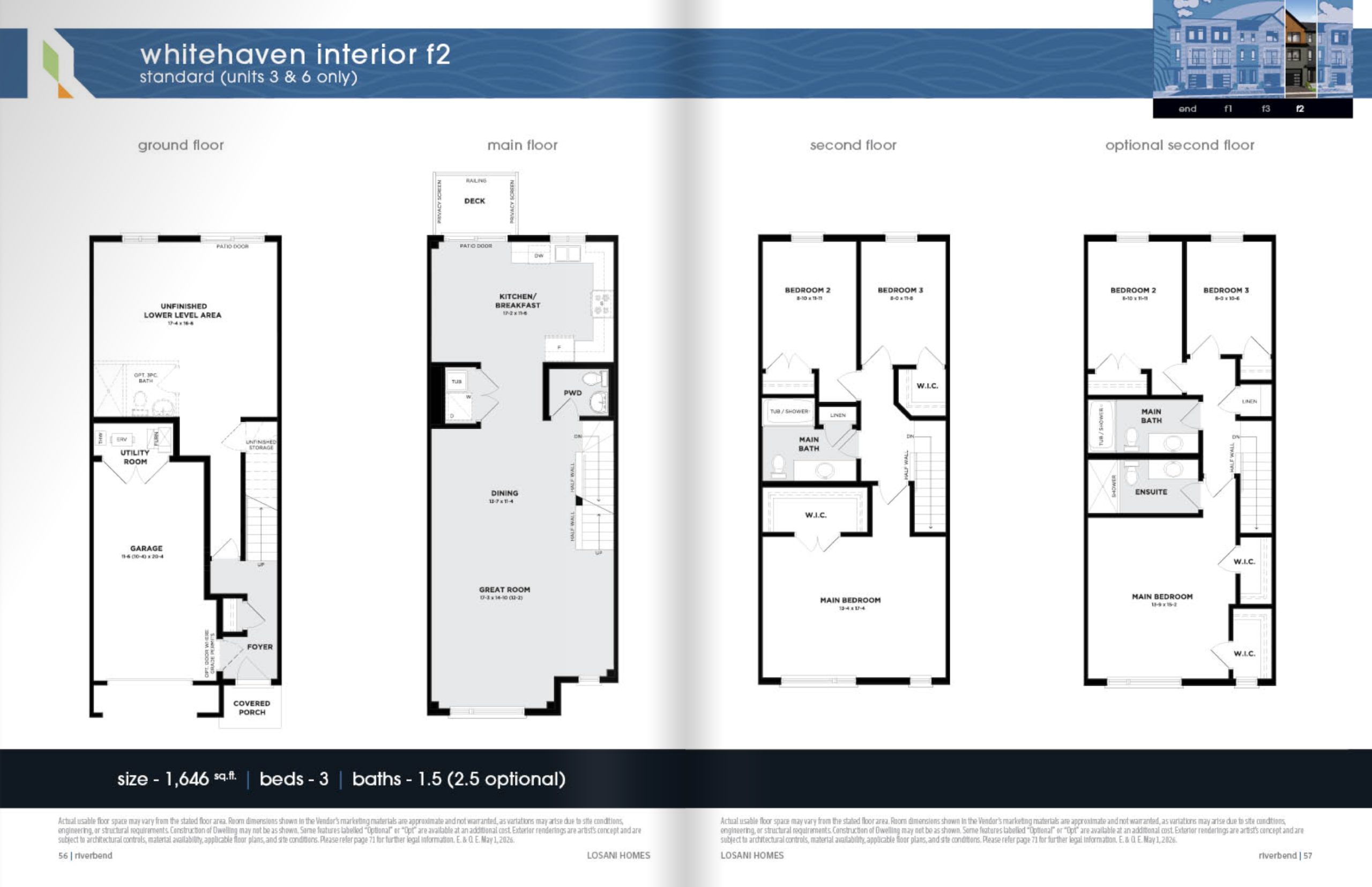 Whitehaven Interior f2 (Unit 3 & 6) floor plan