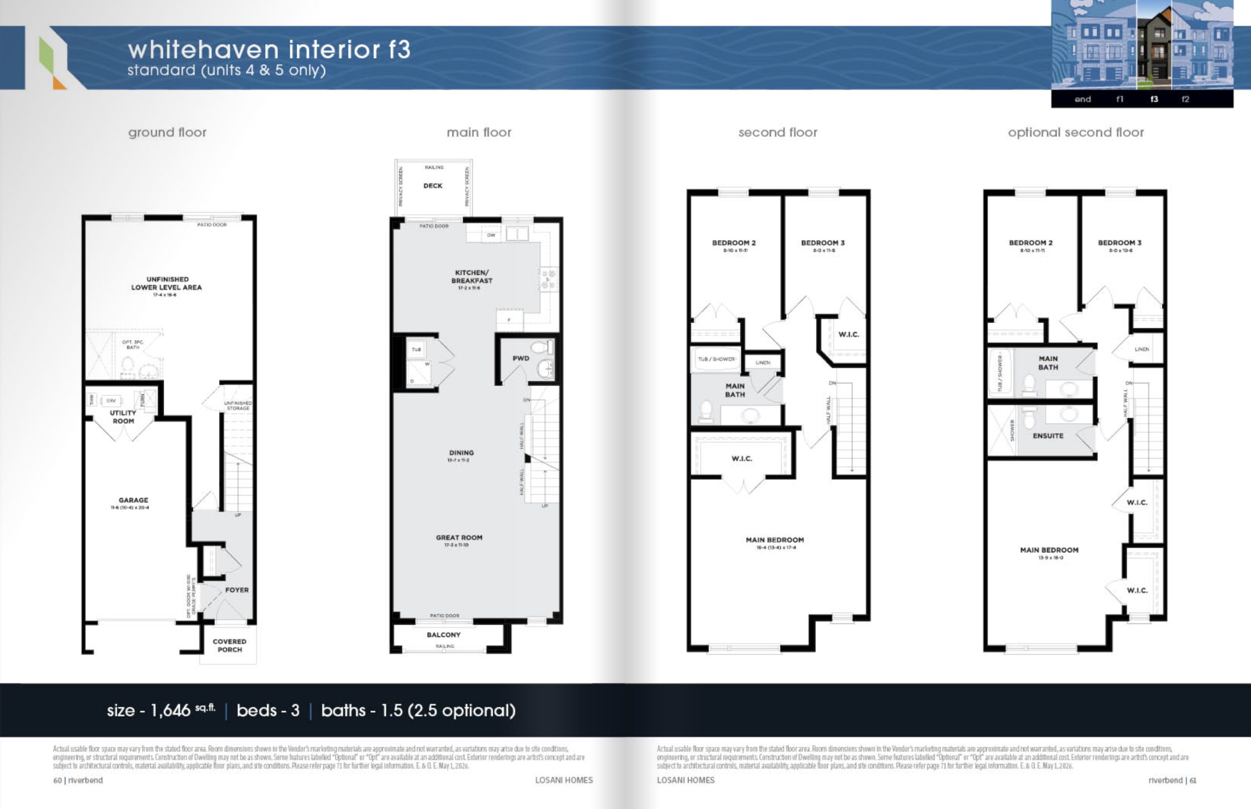 Whitehaven Interior f3 (Unit 4 & 5) floor plan