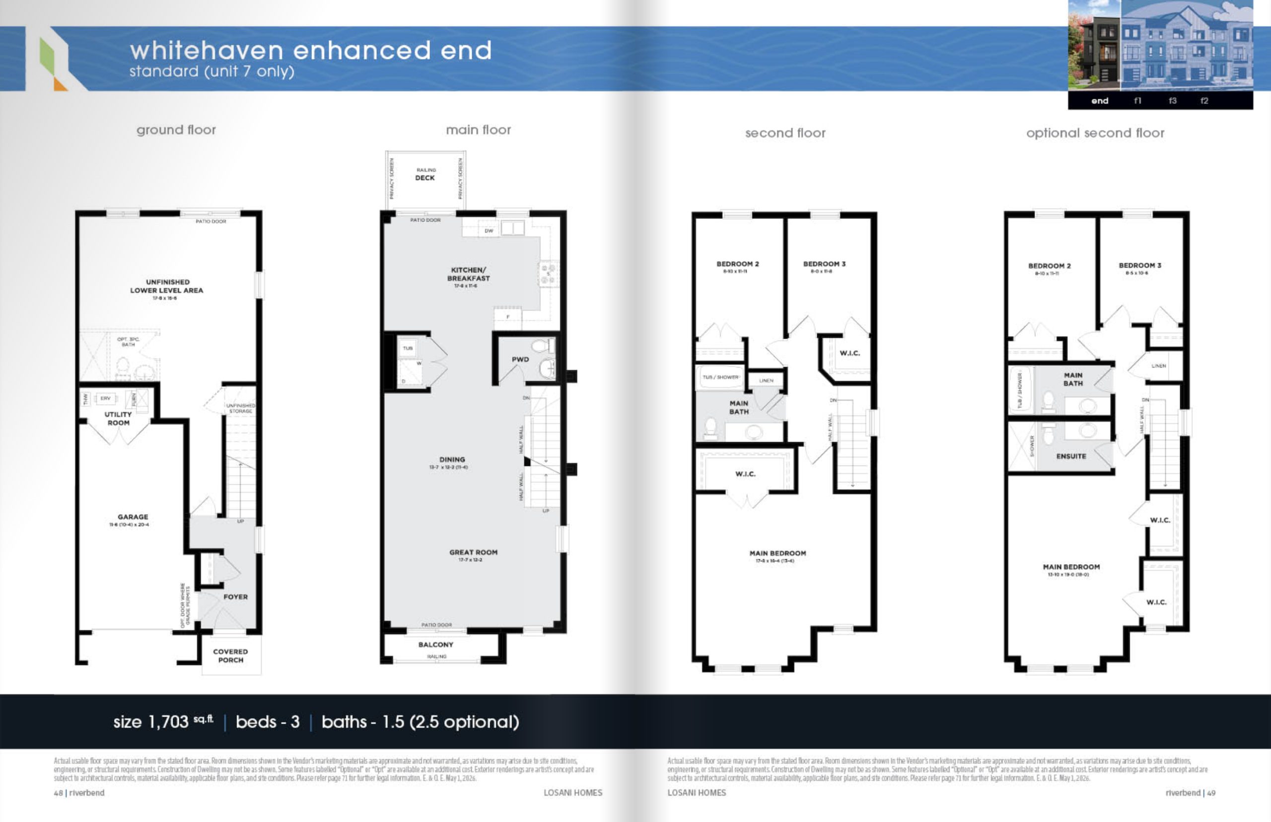 Whitehaven Enhanced End (Unit 7) floor plan