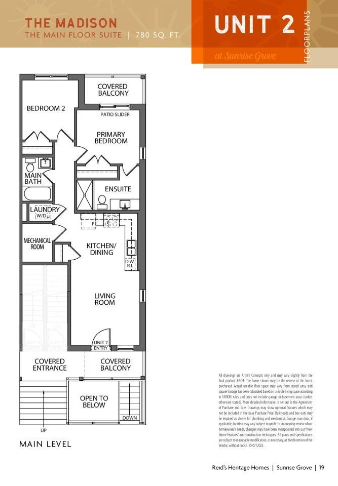 The Madison floor plan
