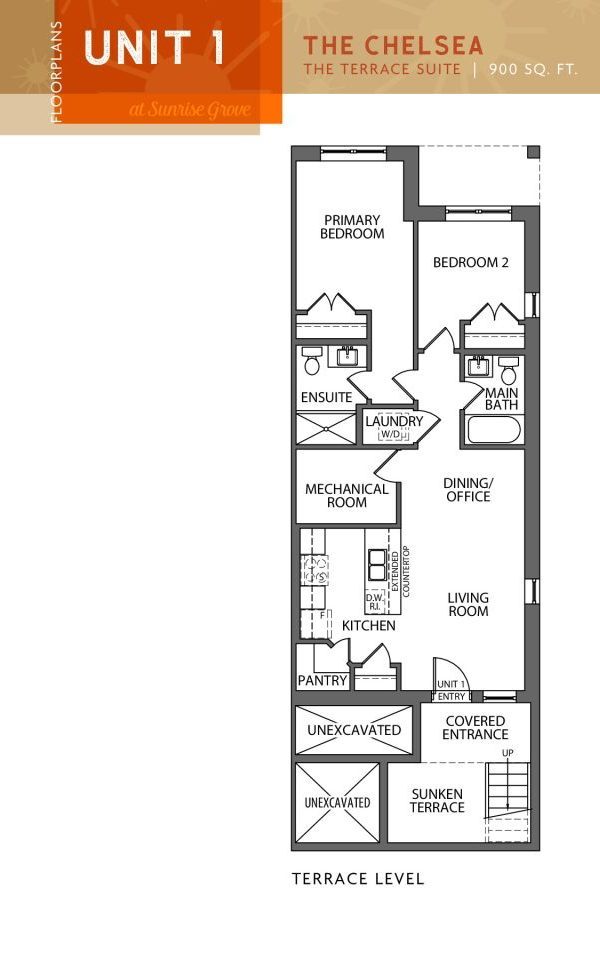 The Chelsea floor plan
