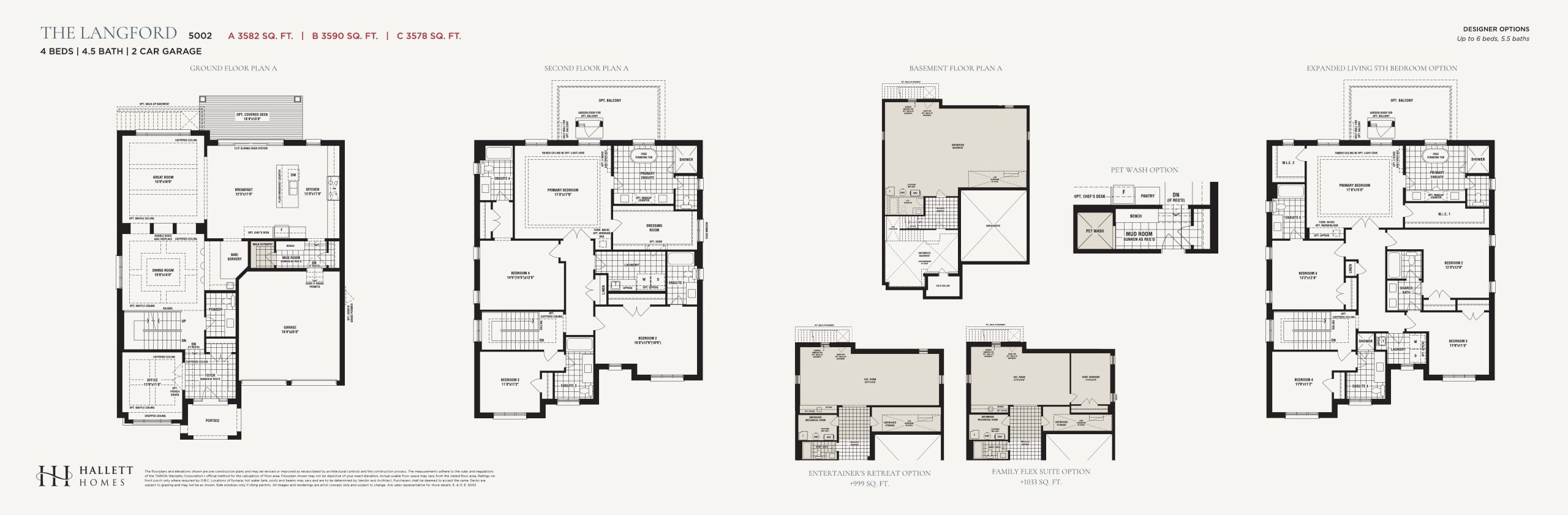 The Langford floor plan