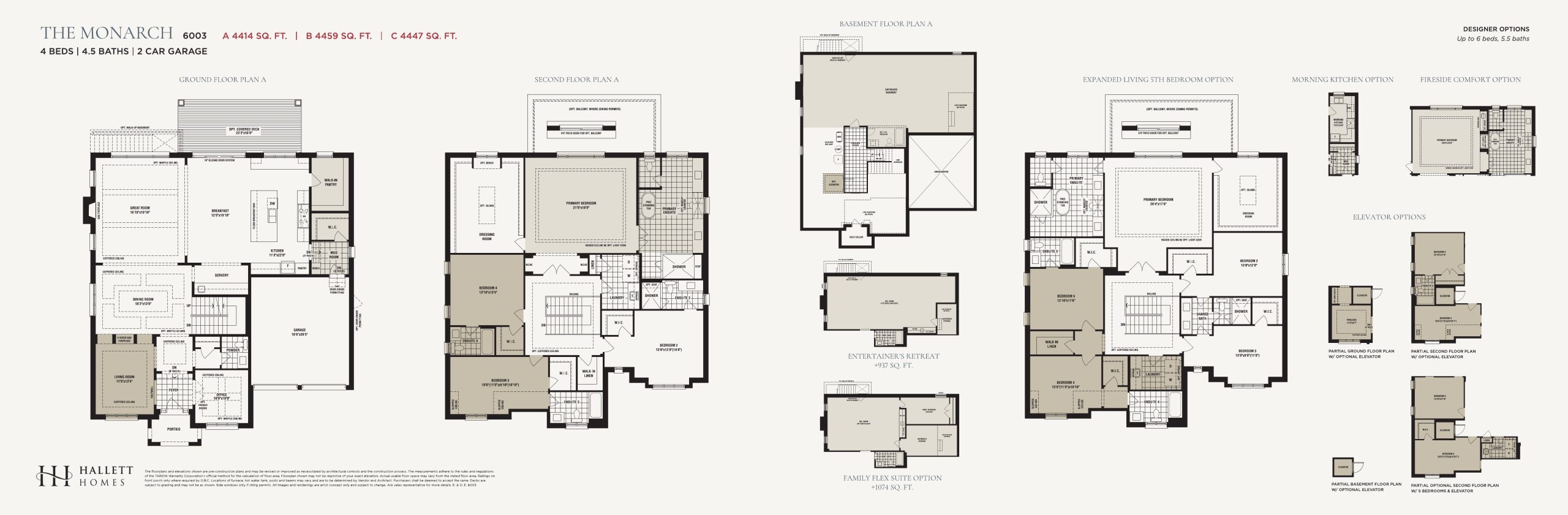 The Monarch floor plan