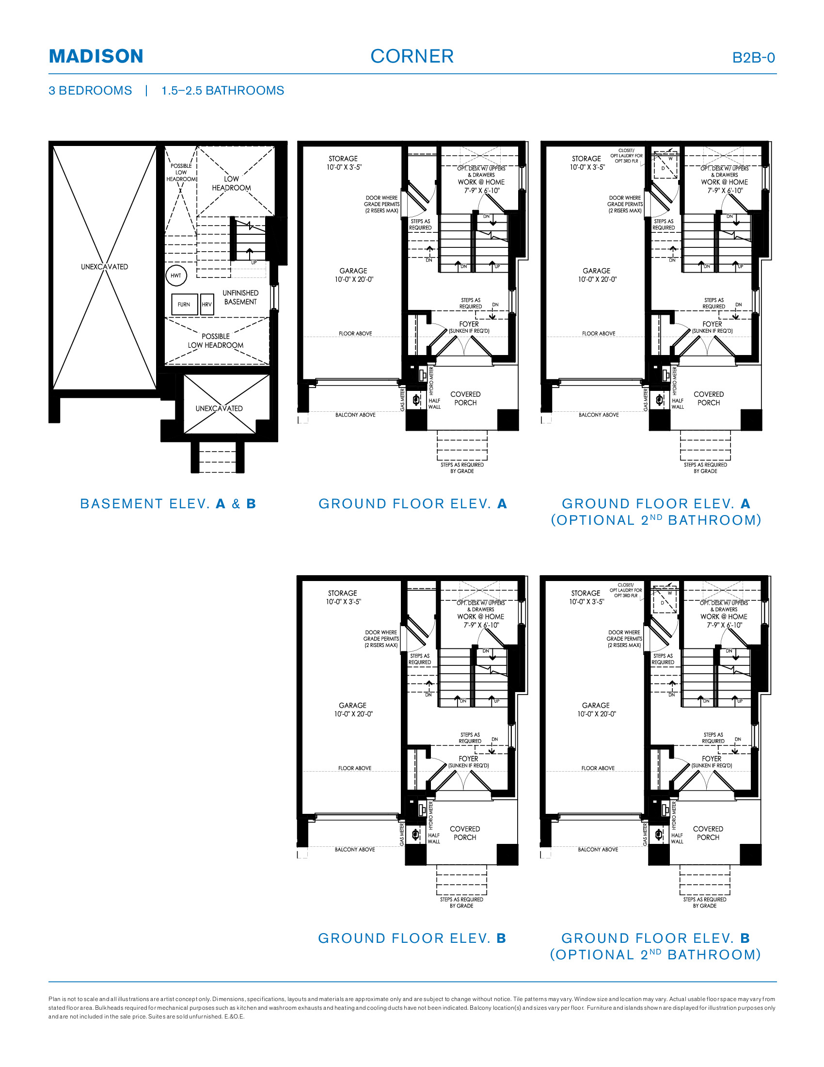 Madison Corner floor plan