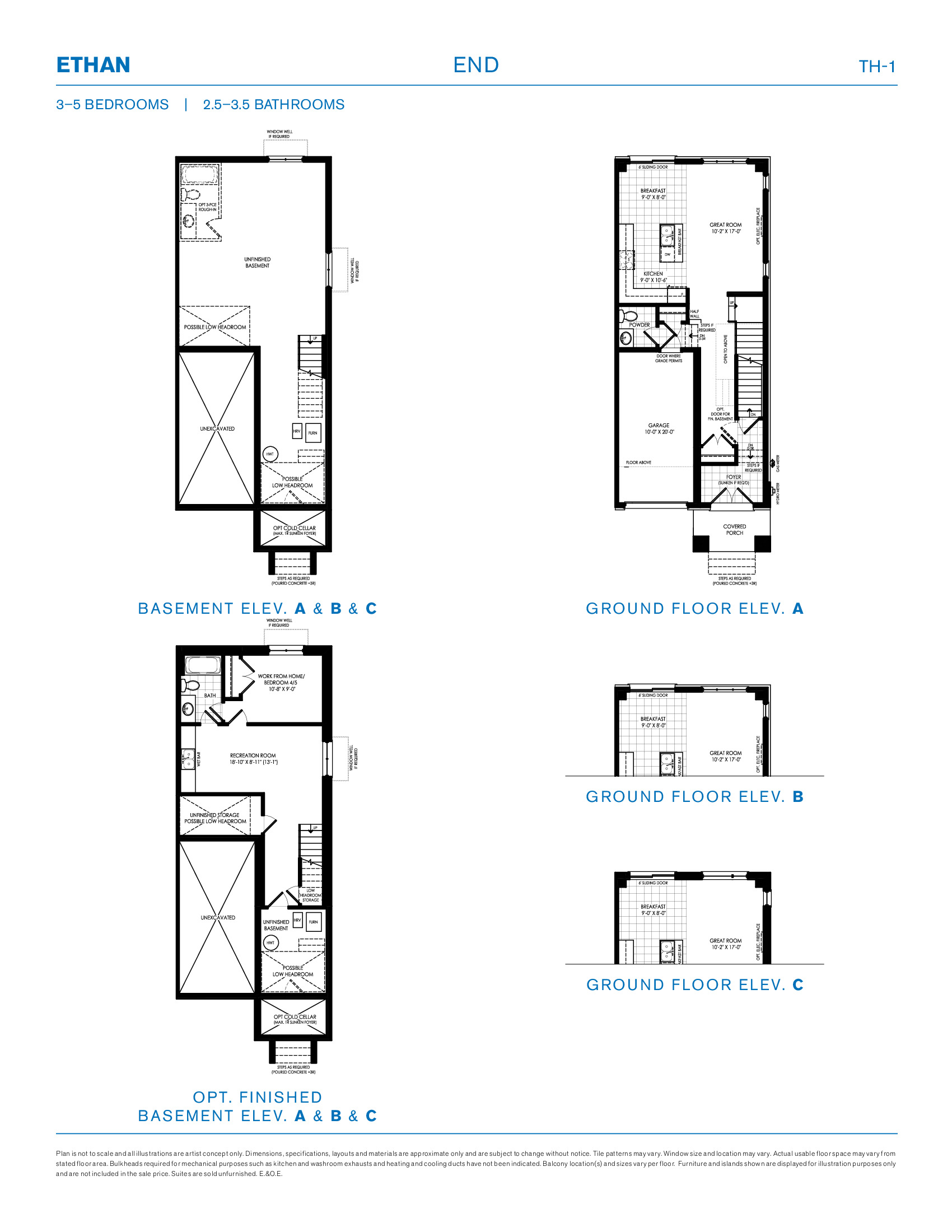 Ethan End floor plan