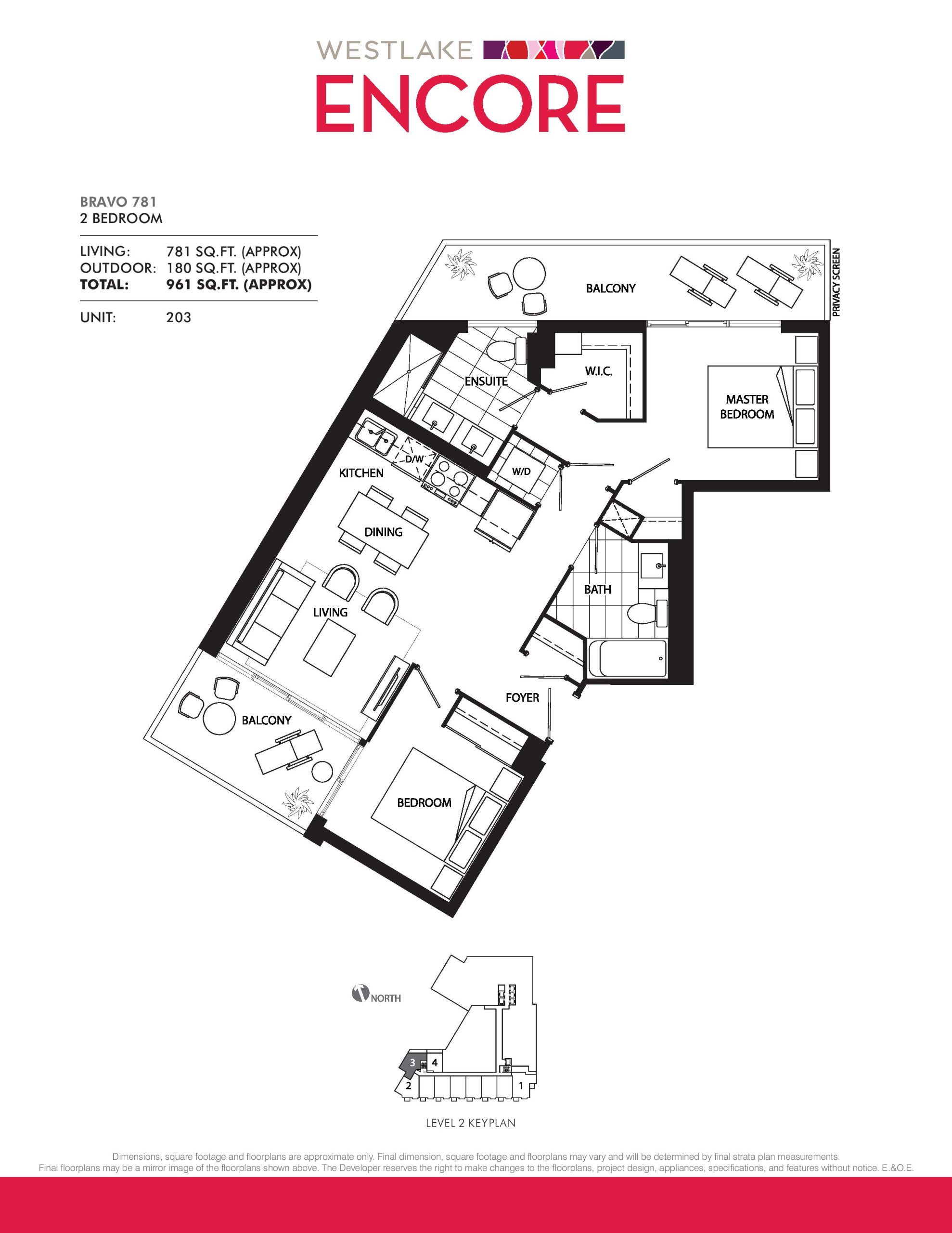 Bravo 781 floor plan