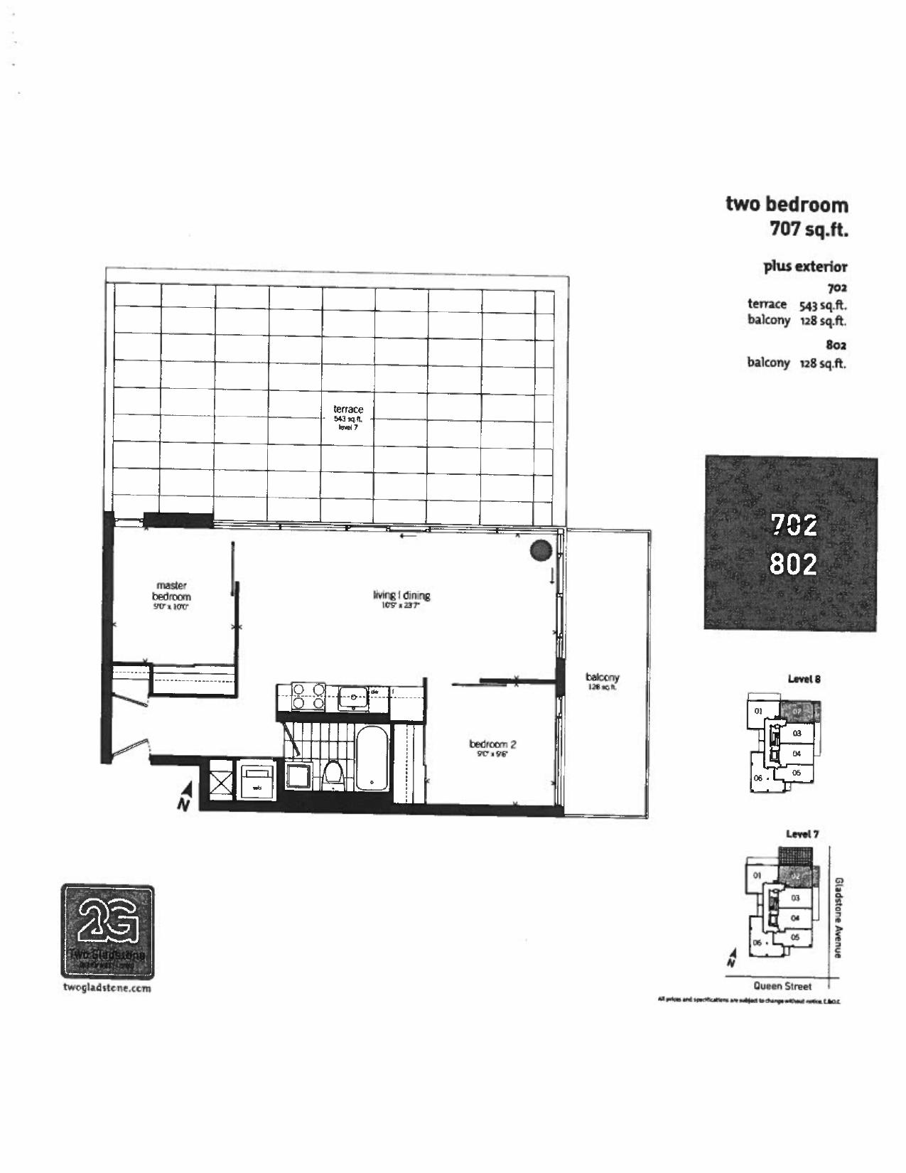 Suite 702 floor plan