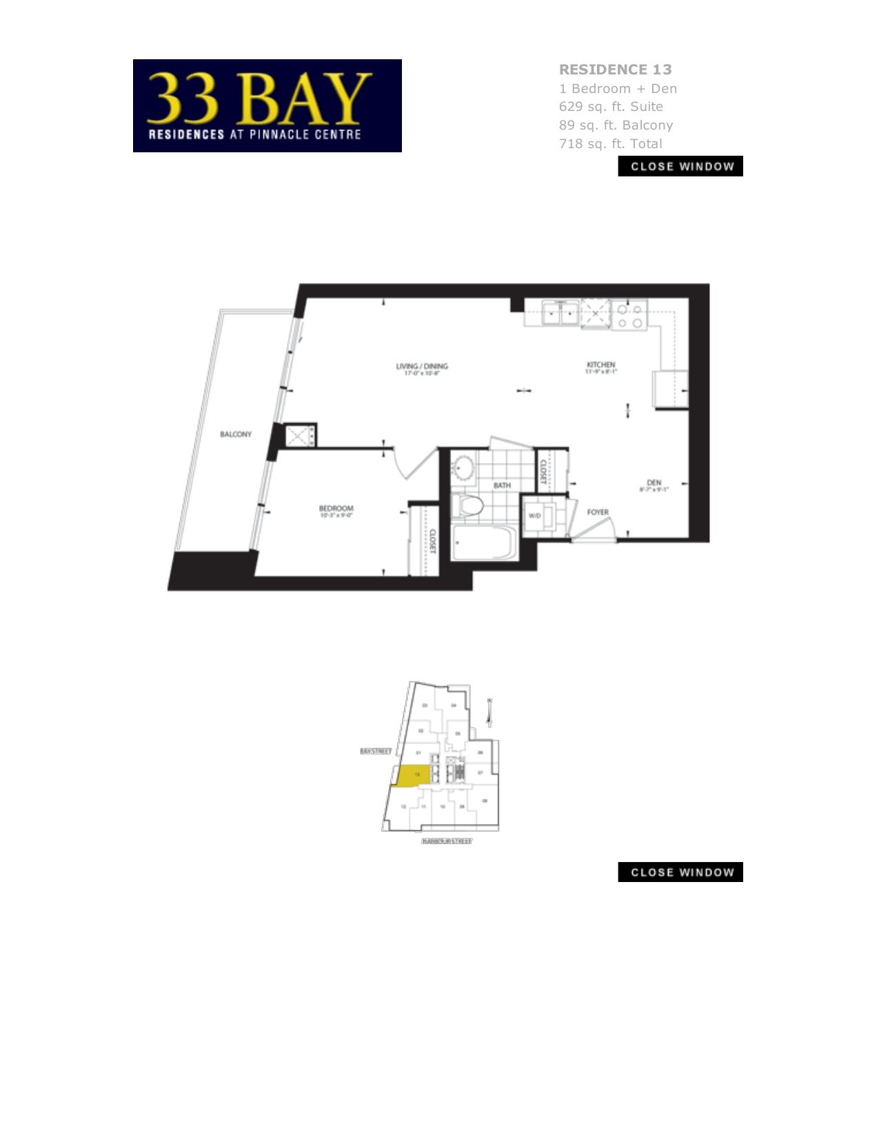 Residence 13 floor plan