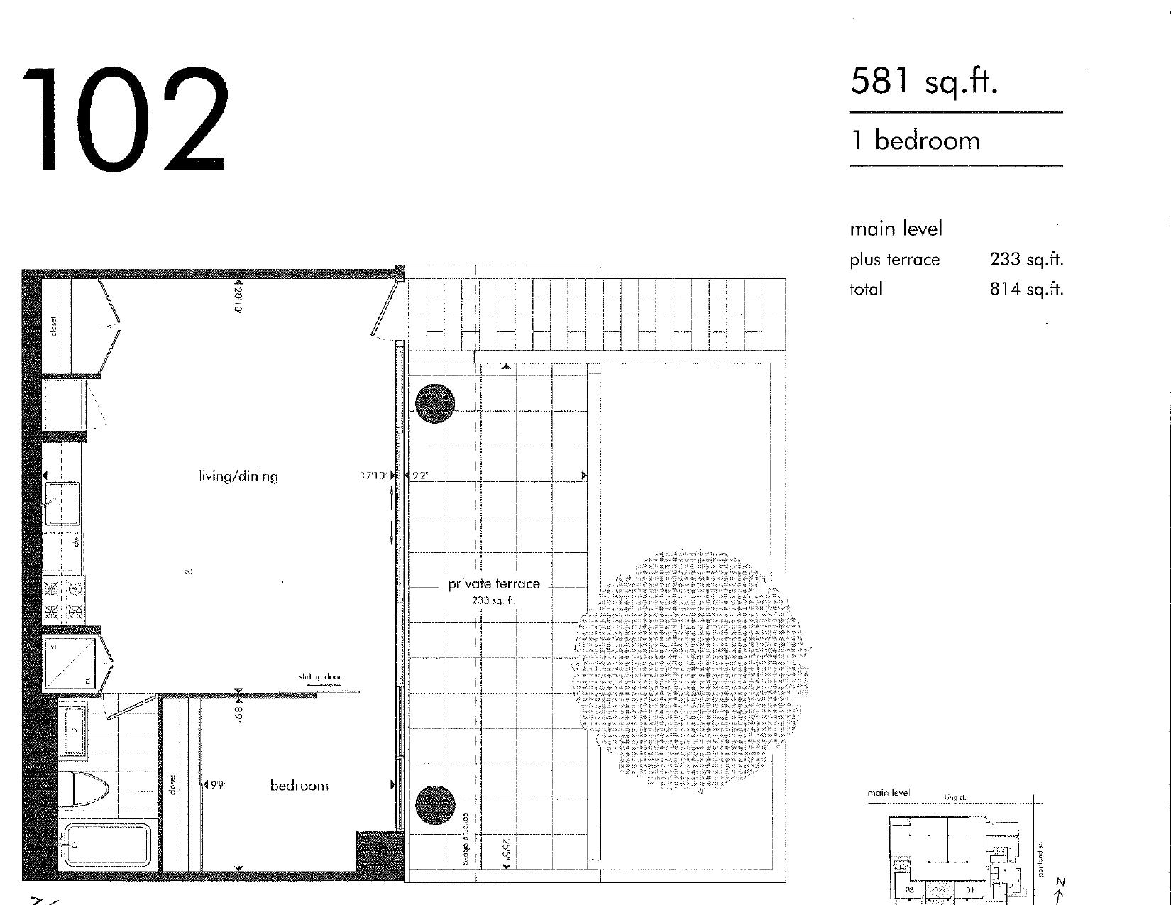Suite 102 floor plan