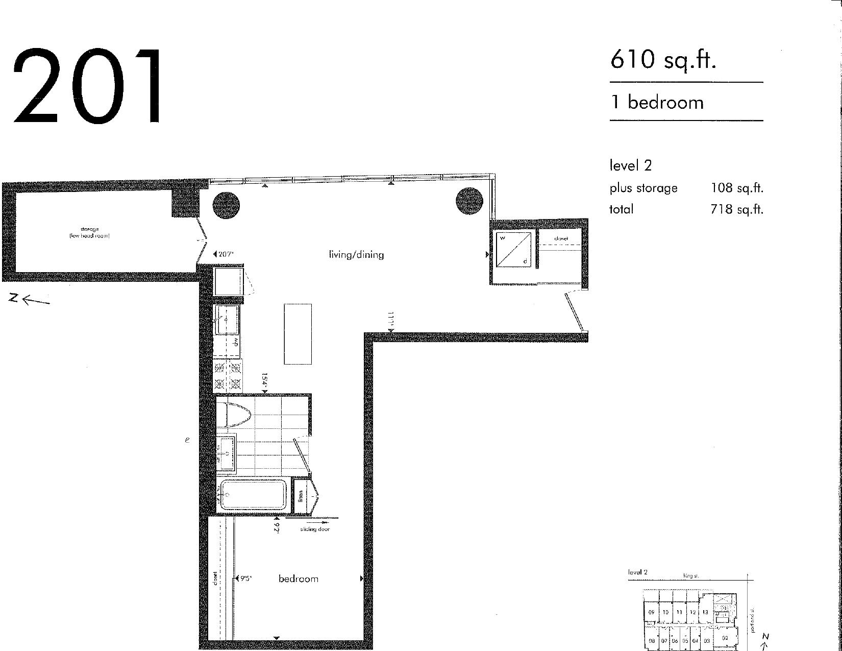 Suite 201 floor plan