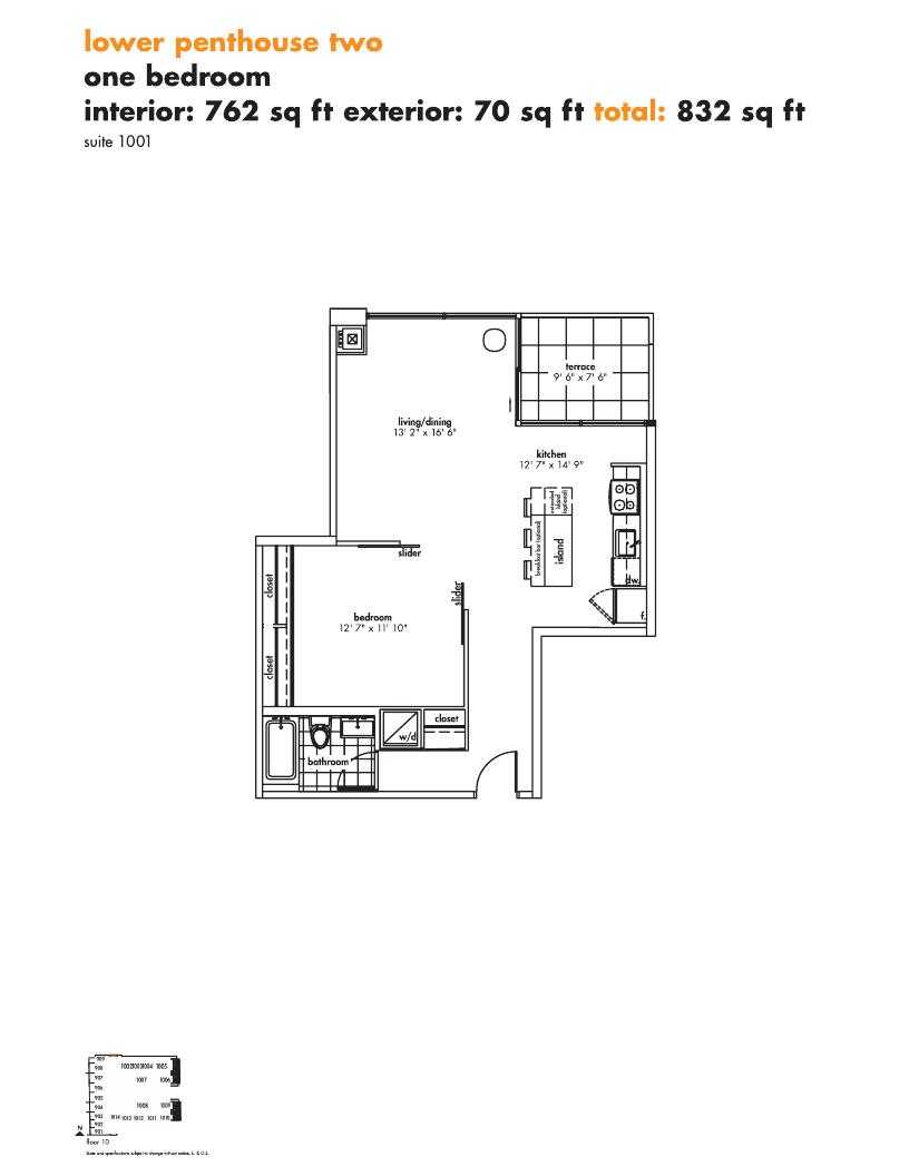Lower Penthouse 2 floor plan