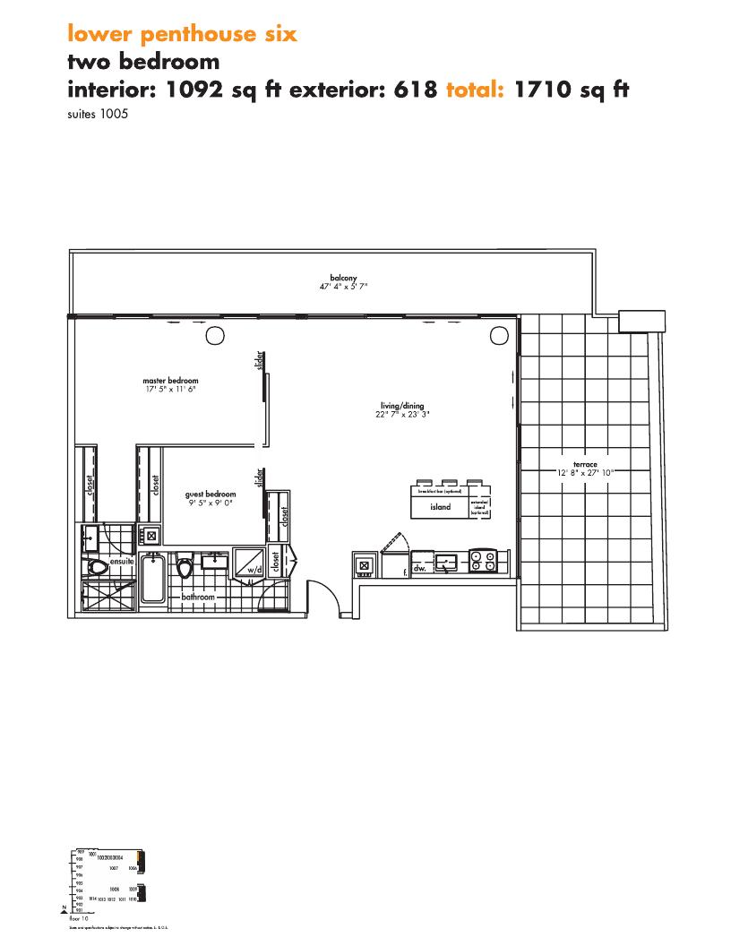 Lower Penthouse 6 floor plan