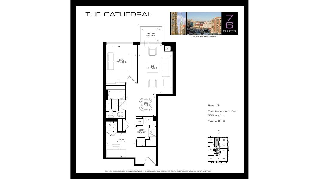The Cathedral floor plan