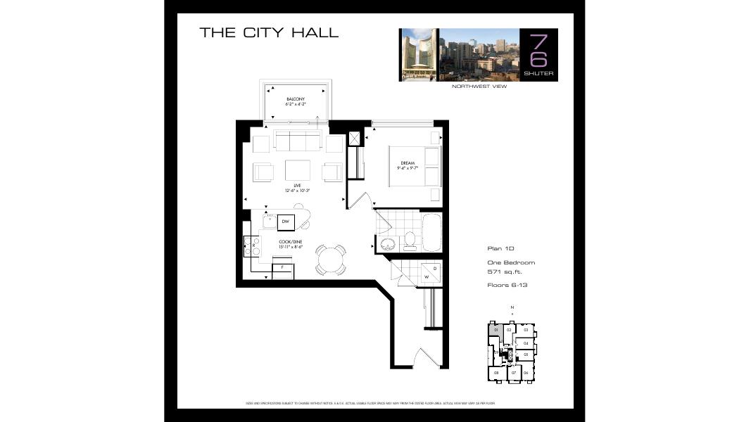 The City Hall floor plan