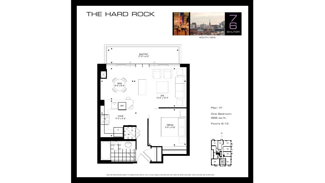 The Hard Rock floor plan