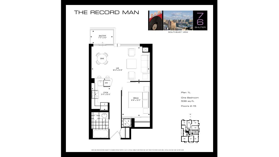 The Record Man floor plan