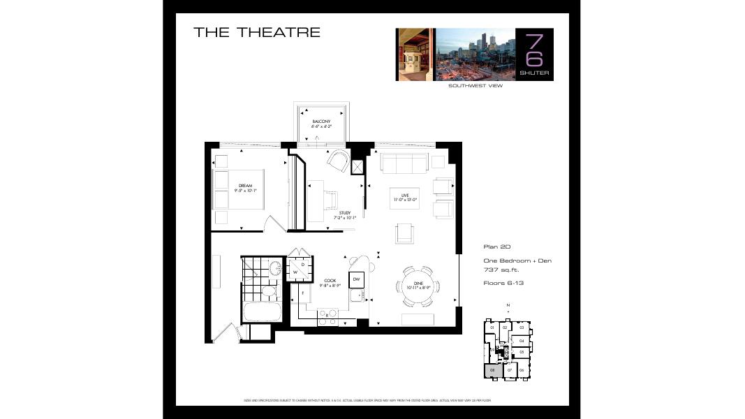 The Theatre floor plan