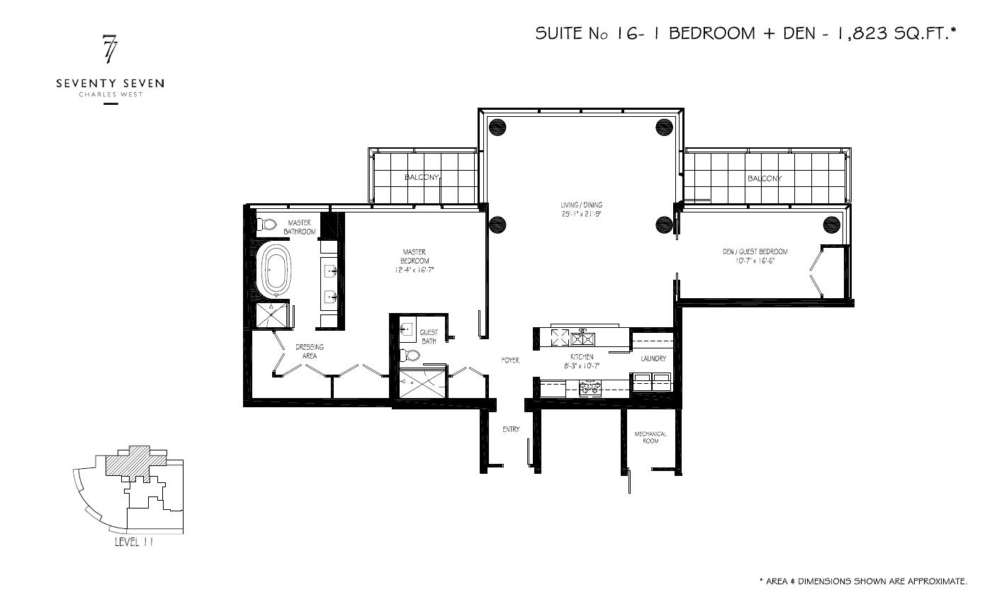 Suite 16 floor plan