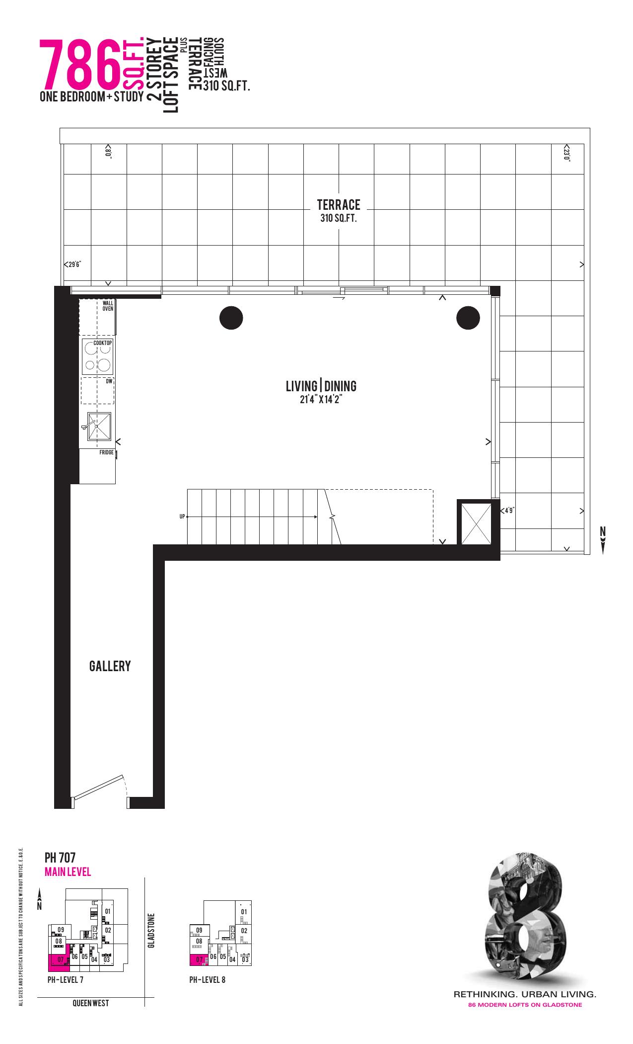 Suite 707 (PH) floor plan