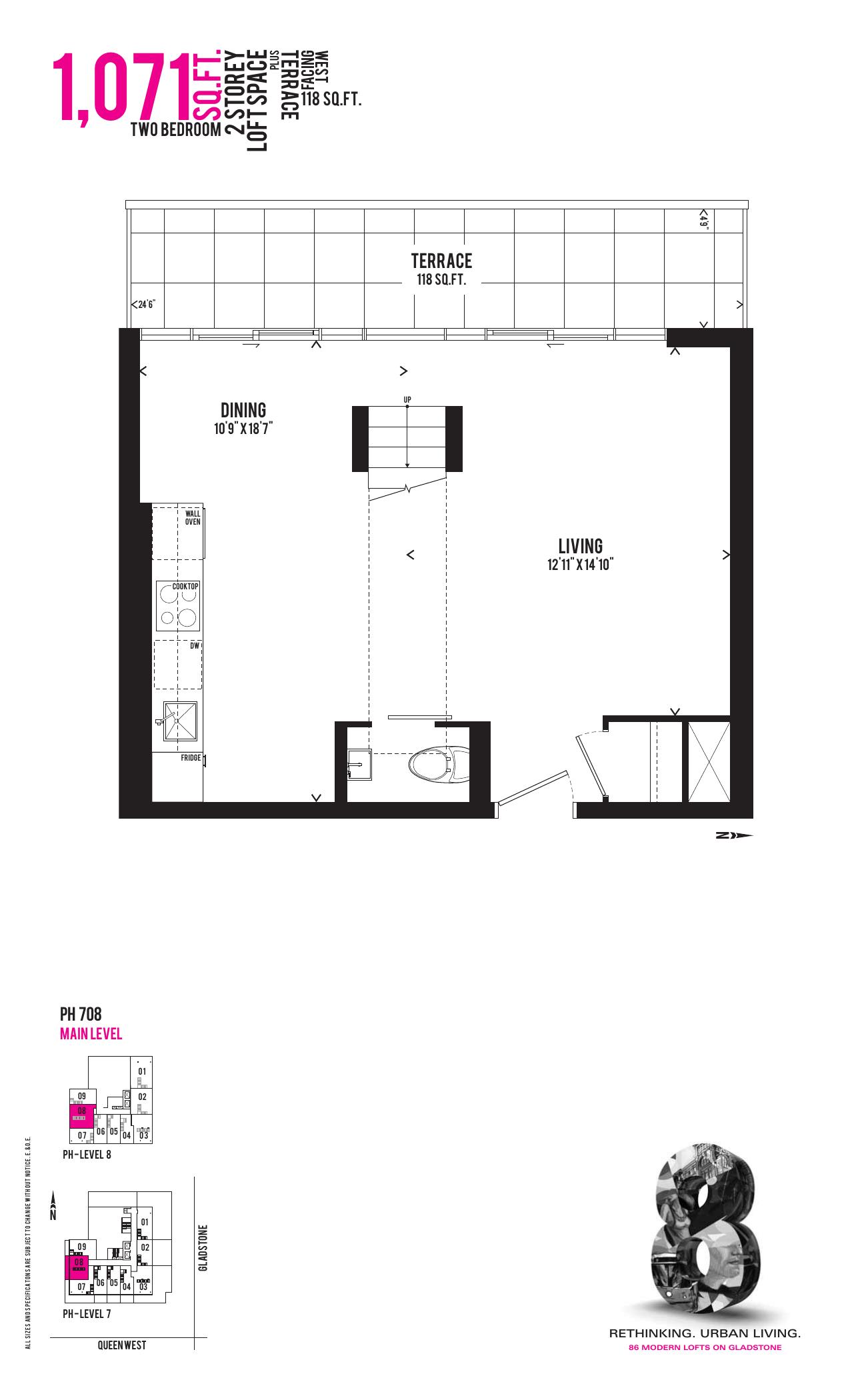 Suite 708 (PH) floor plan