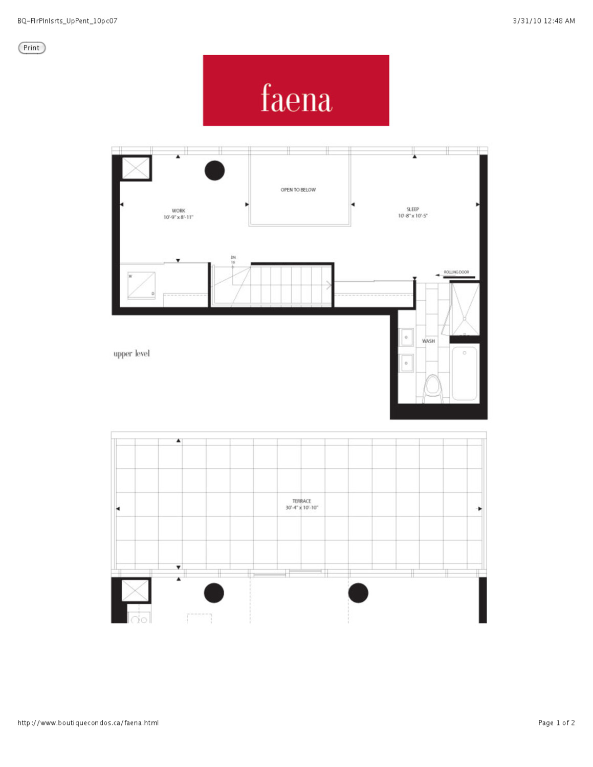 faena floor plan