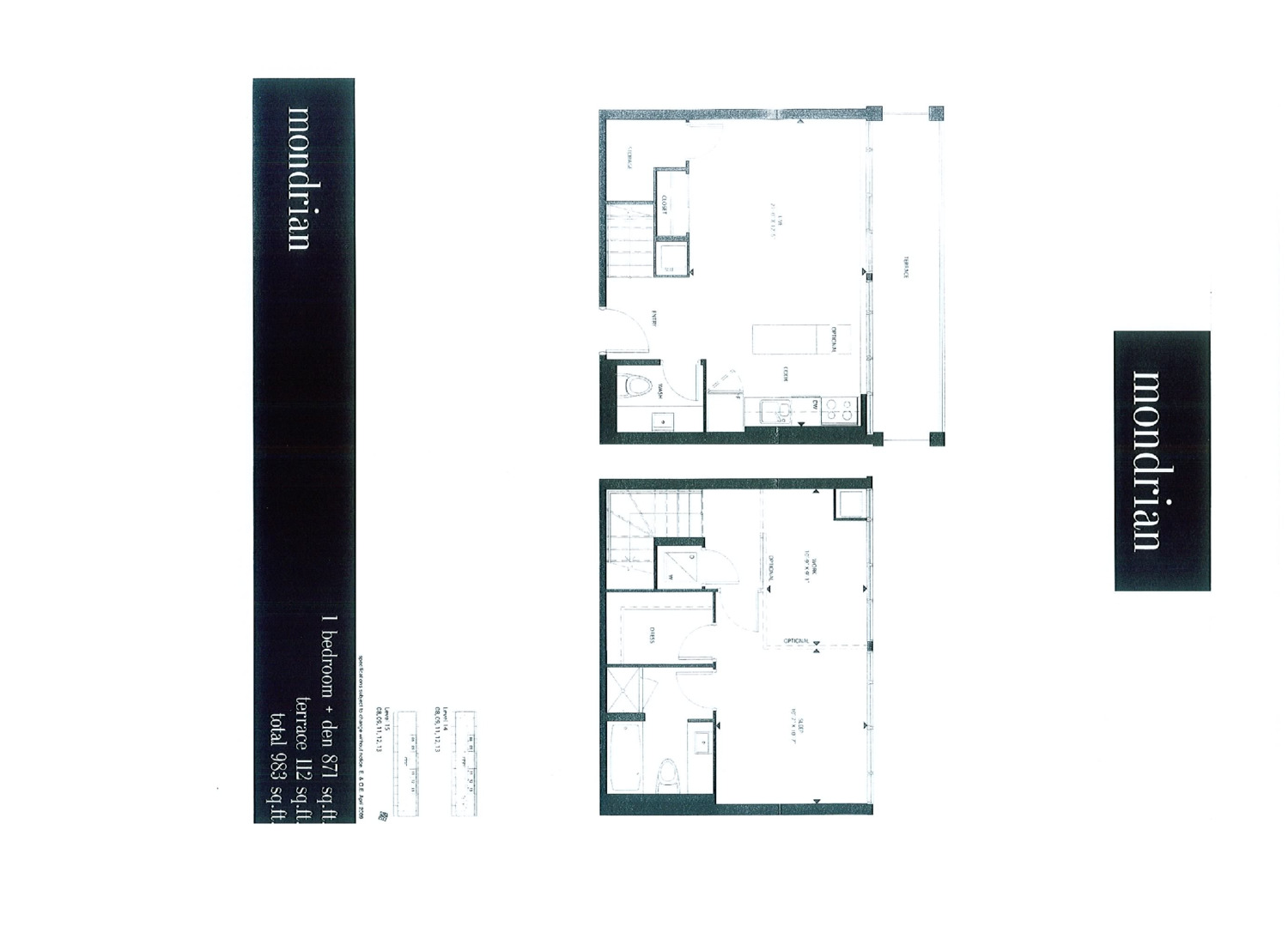 mondrian floor plan