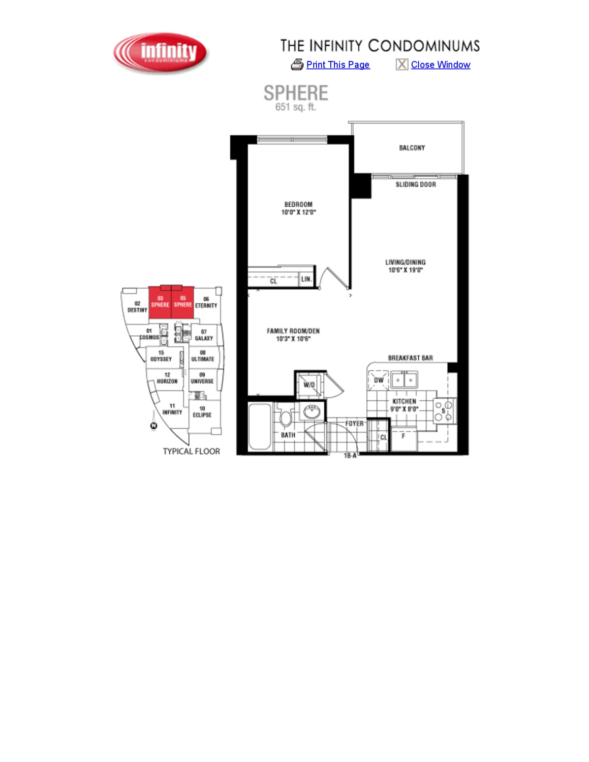 Sphere floor plan