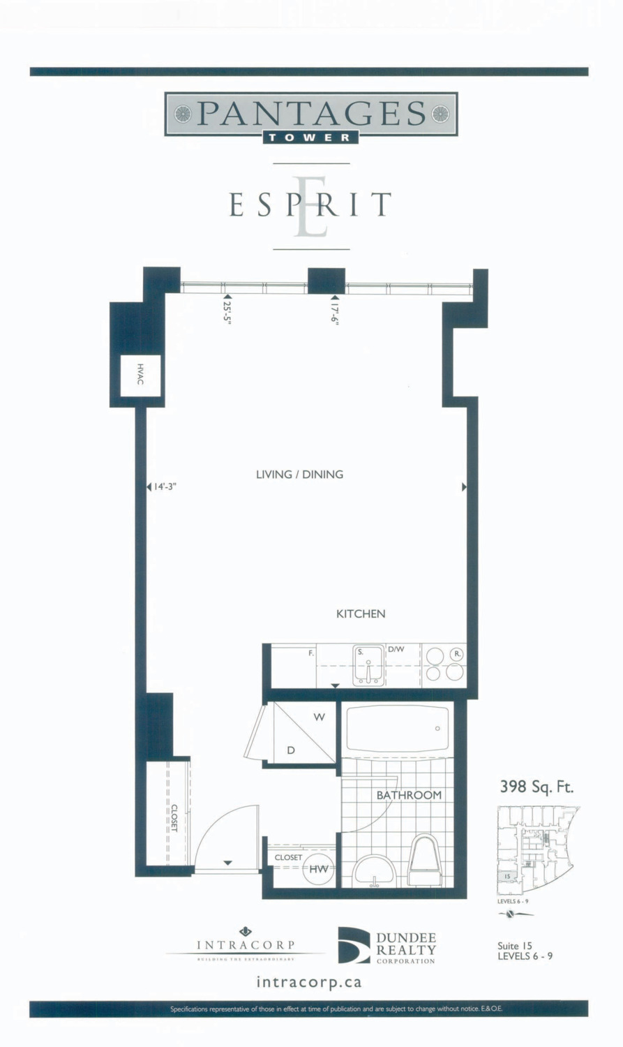 Esprit floor plan