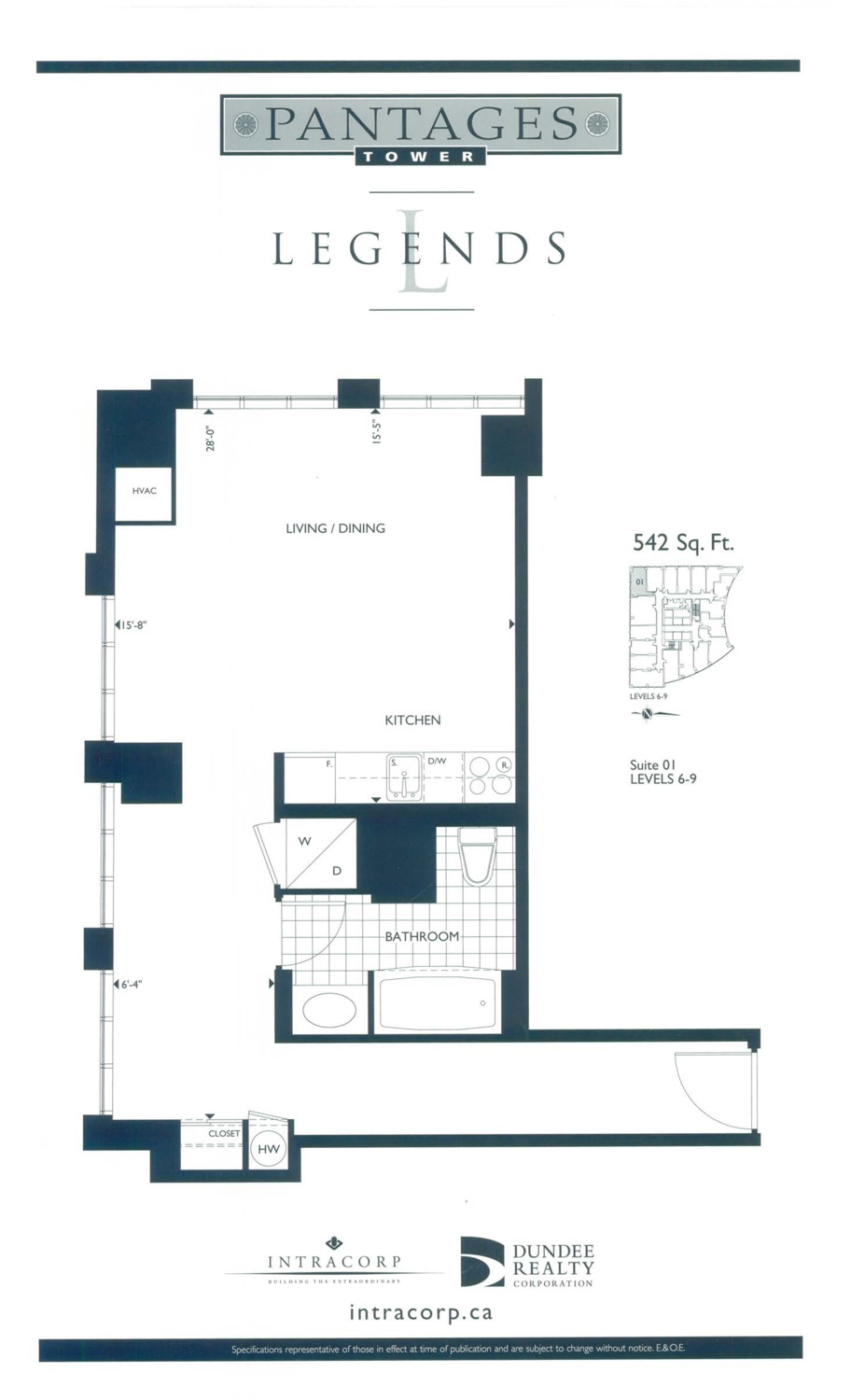Legends floor plan