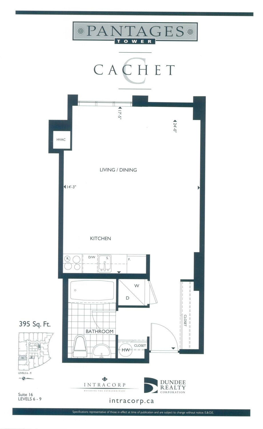 Cachet floor plan