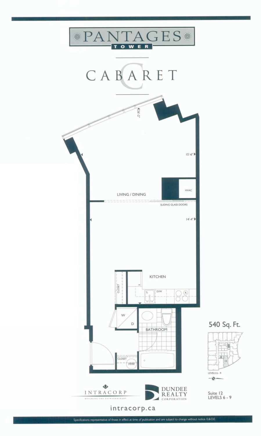 Cabaret floor plan