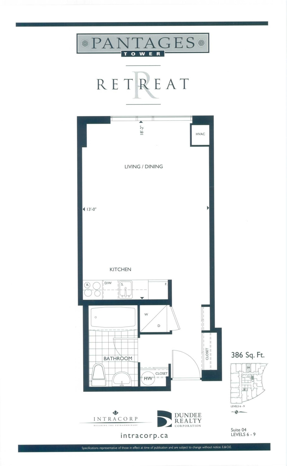 Retreat floor plan