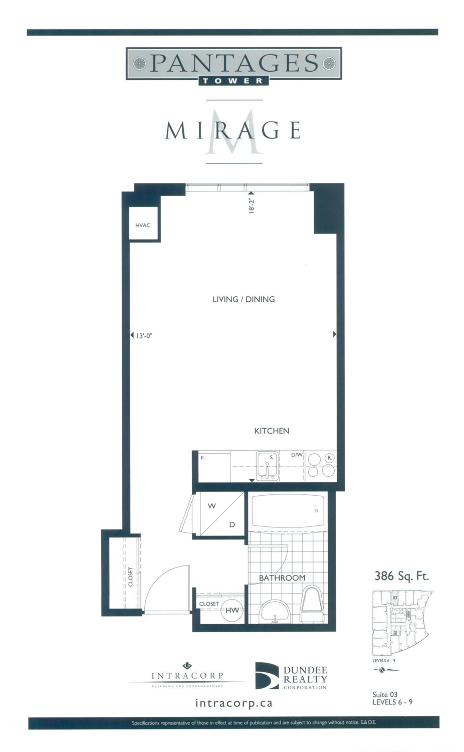 Mirage floor plan