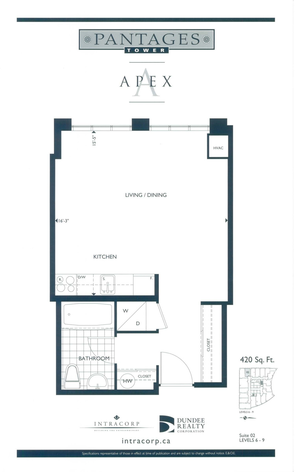 Apex floor plan