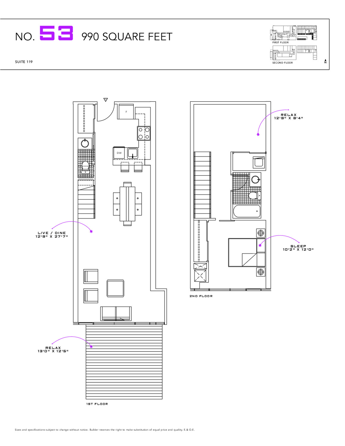 Suite 119 floor plan