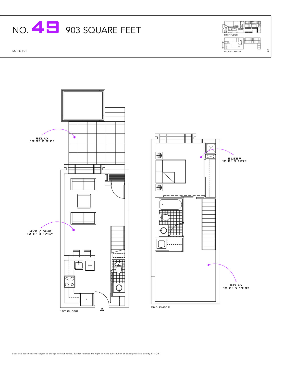 Suite 101 floor plan